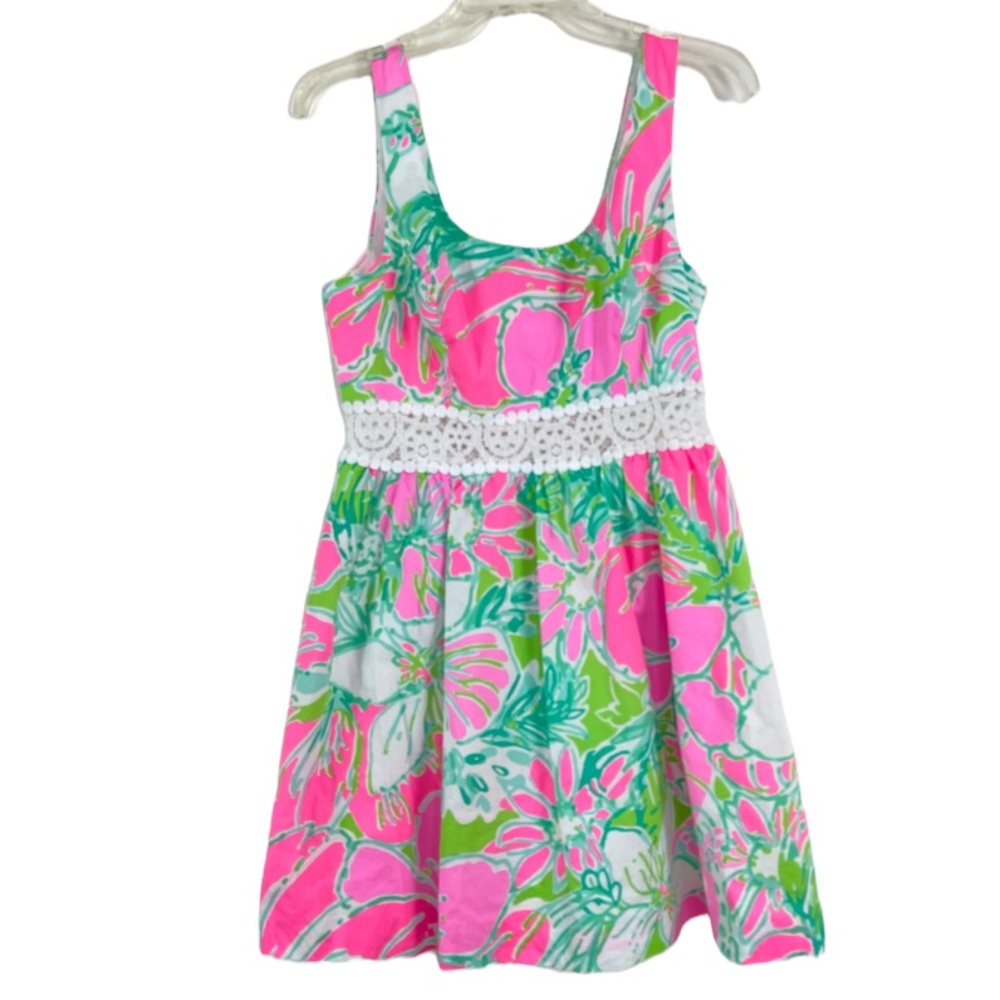 Lilly Pulitzer Rosemarie Crochet Lace Dress. Size 6